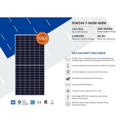 RISEN 450W solar PV panel